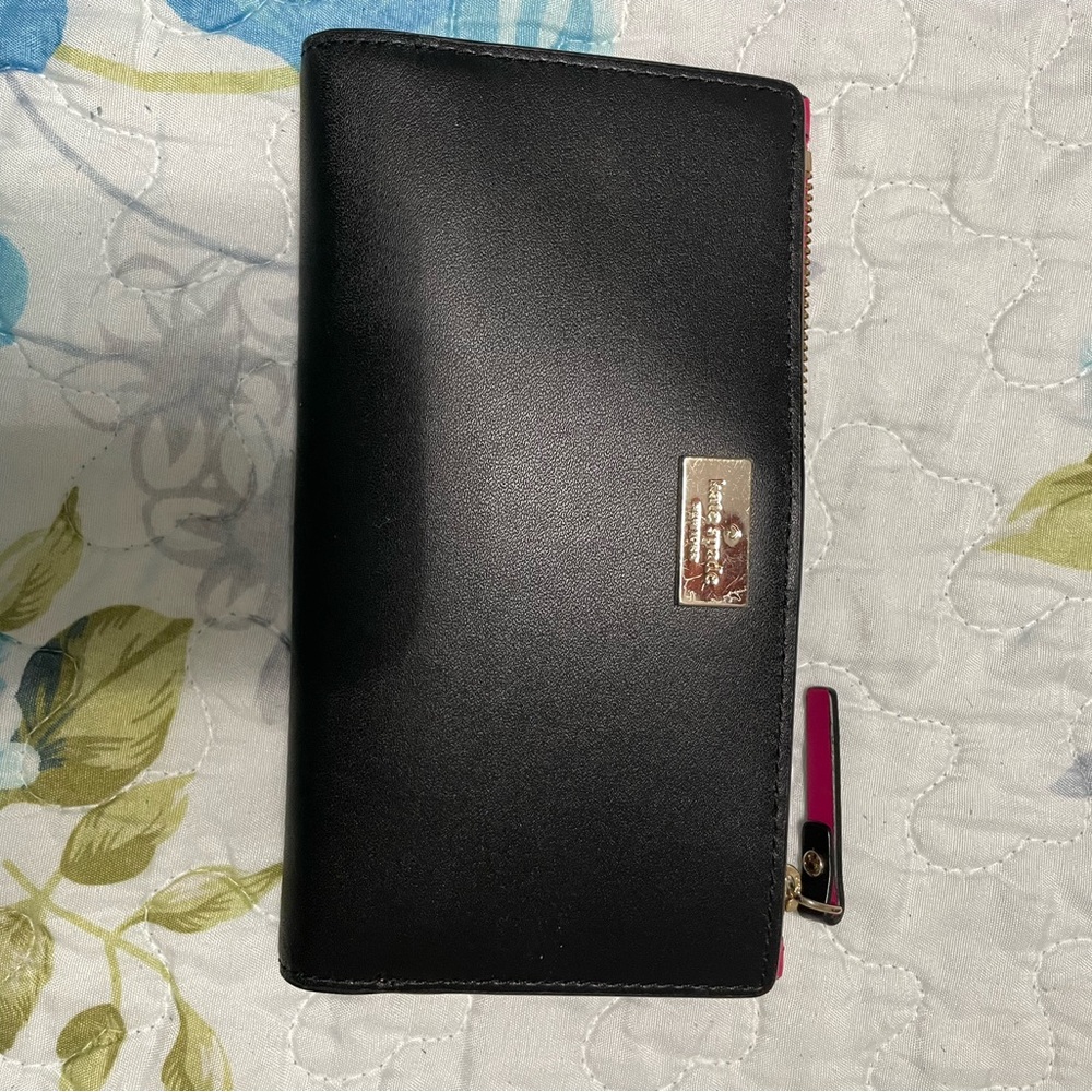 Kate Spade Black and Pink Wallet